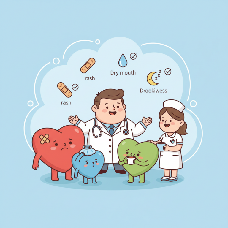 心臟疾病藥物常見副作用與處理方式