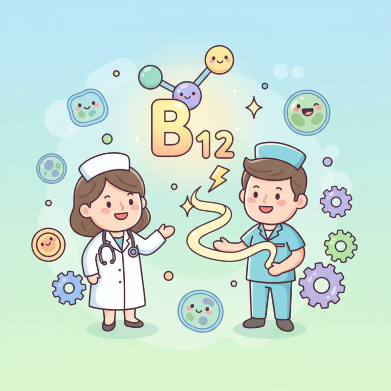 維生素 B12 對於能量代謝的重要性