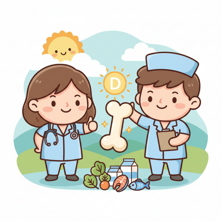 維生素 D 缺乏症與骨骼密度