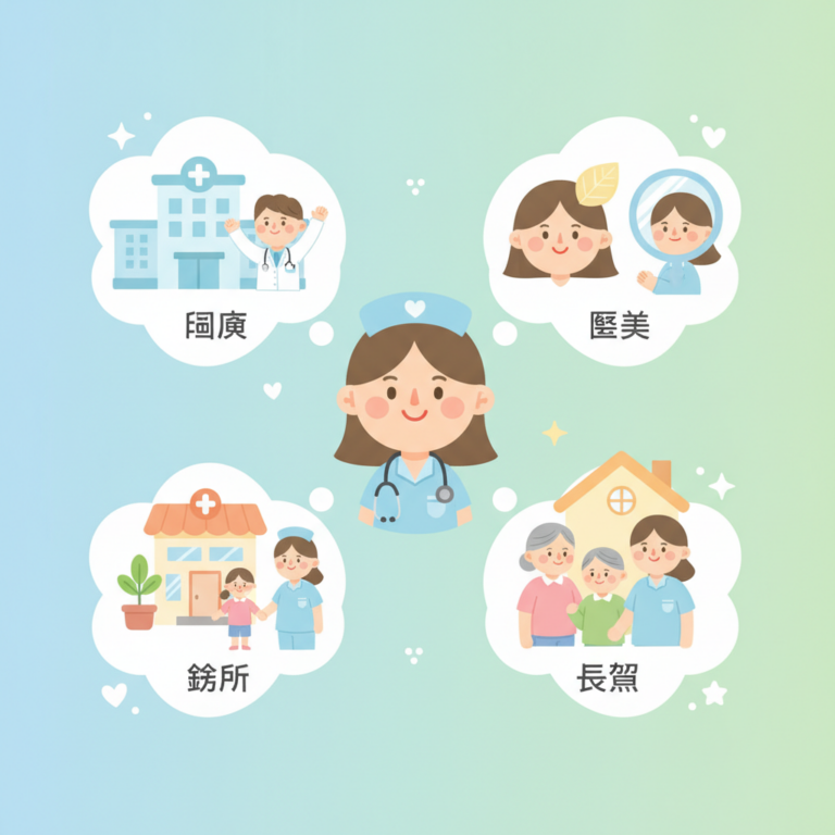 護理系畢業一定要進醫院嗎？臨床、診所、醫美、長照出路比較